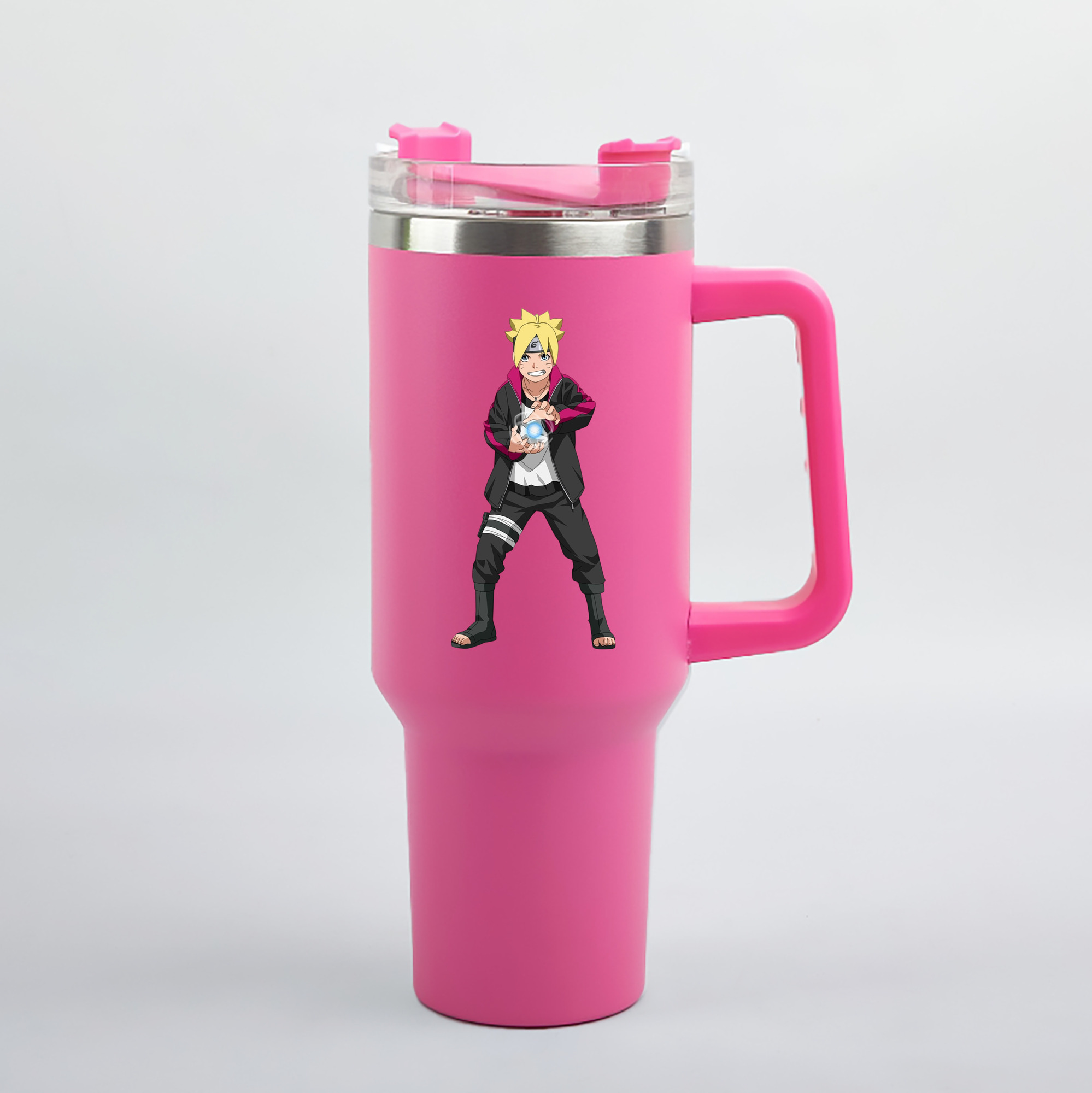 （画像用） NARUTO -ナルト- うずまき ボルト Uzumaki Boruto 1200mL車用タンブラー（カラープリント）